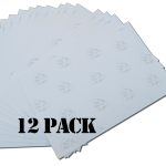 Blank Adhesive Sheets (12 Pack)
