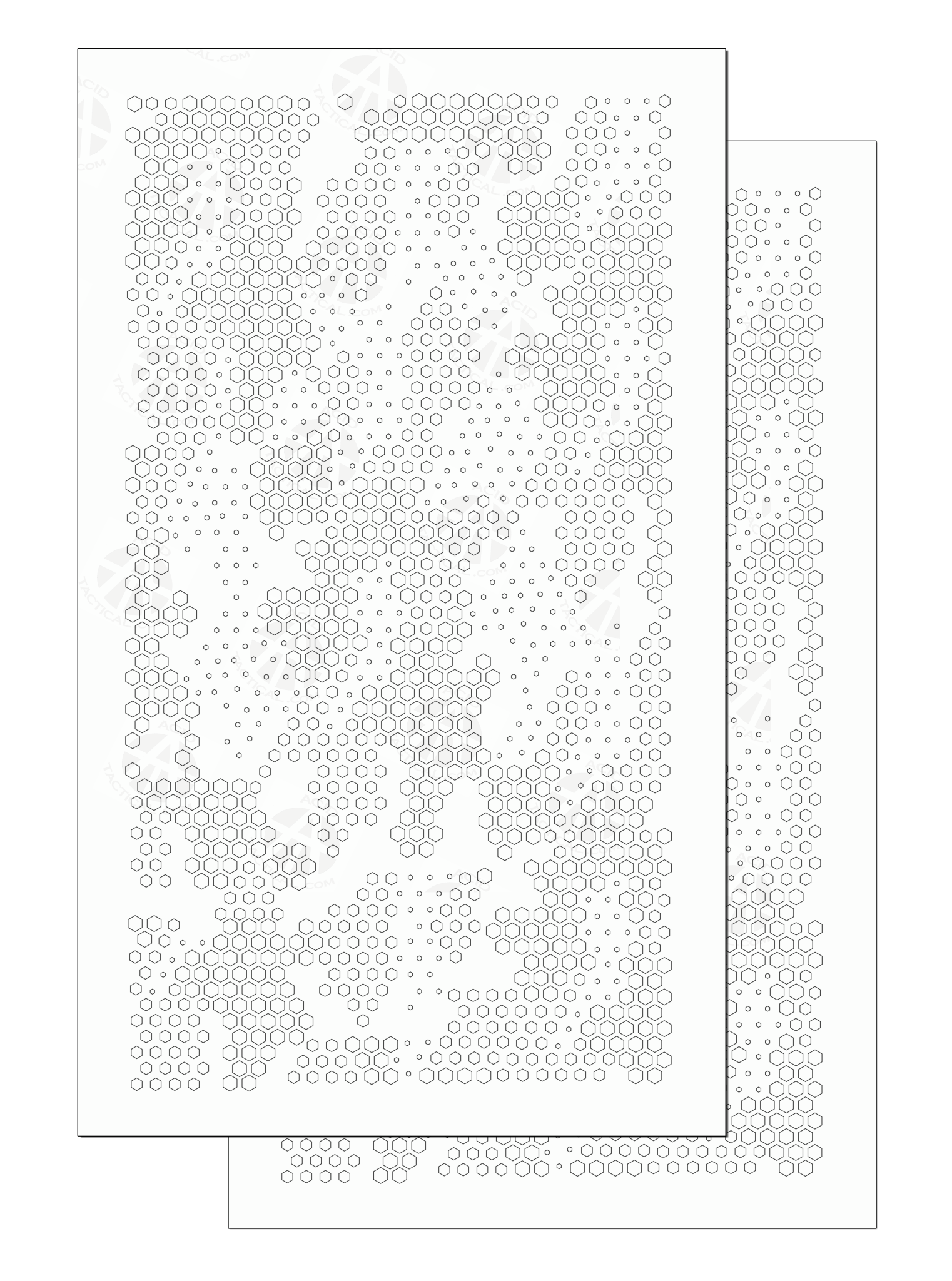 HEXTAC 2 Pack Same Design Camo Stencils For Your Camouflage hextac-2-pack-same-design-camo-stencils-for-your-camouflage