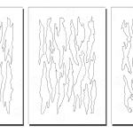 TORN CAMO STREAKS Adhesive Stencils (3 Pack)