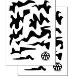 WOODLAND CAMO (2 Pack Same Design)