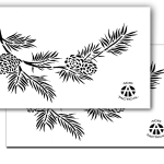 PINE BRANCH (2 Pack Same Design)