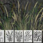 Cattail Duck Boat Camouflage Stencil Set