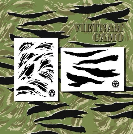 Camouflage painting stencils