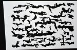 Duck Boat Camo Stencil Set - Wheat, Bark, Gnarly Branch - Image 9