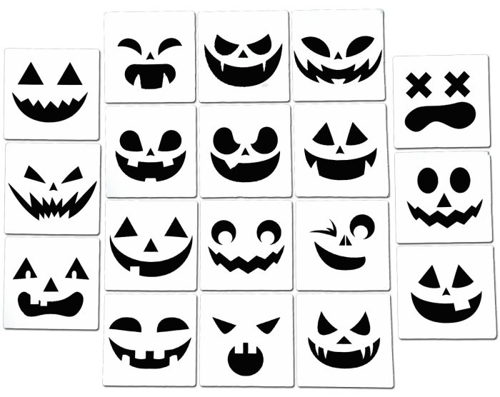 Jack O'Lantern Pumpkin Stencils